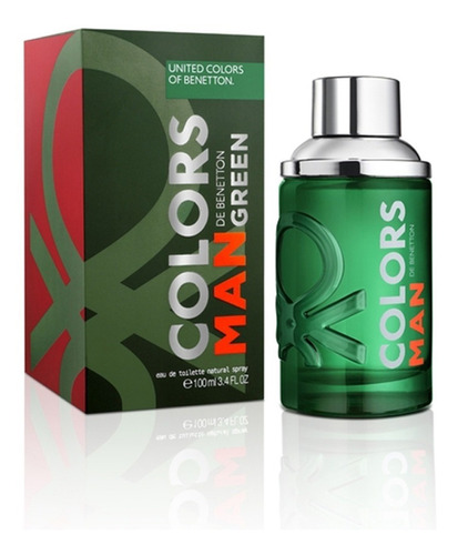 Perfume Hombre Benetton Colors Green 100ml Febo