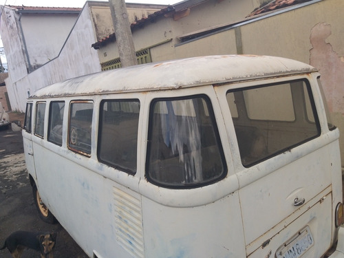 Imagem 12 de 14 de Vw Kombi Corujinha Excelente Estrutura Original Samba Bus