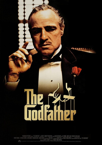 Posters Cine El Padrino The Godfather Banner Pelicula 100x70