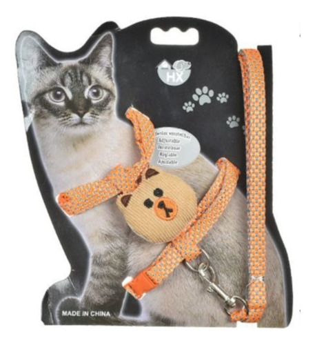 Arnés Para Gato Arnes Con Oso + Correa / Codystore