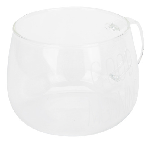 Taza De Vidrio Con Asa De Borosilicato Transparente Para Caf