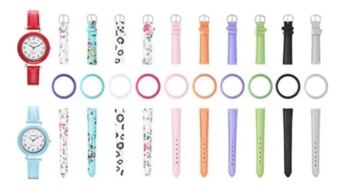 Reloj con pulseras intercambiables sale