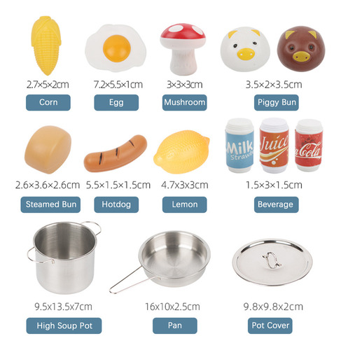 Set De Utensilios De Cocina Para Bebés, Niñas Y Niños, Gorro
