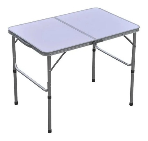 6x Mesa Camping Dobrável Maleta Altura Regulável 90x60cm