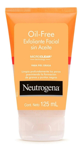 Neutrogena Oil Free Exfoliante Facial Sin Aceite 125ml