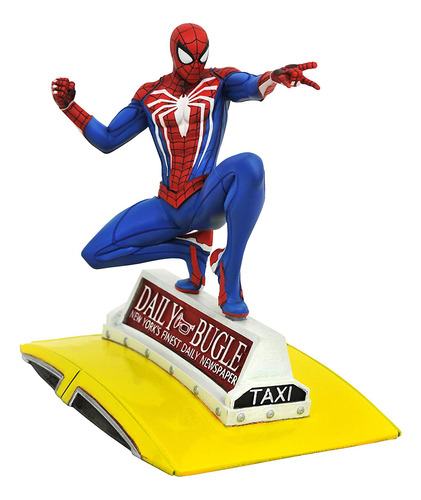 Diamond Select Toys Marvel Gallery: Spider-man On Taxi (play