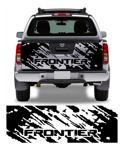 Adesivo Nissan Frontier Tampa Traseira Personalizada 