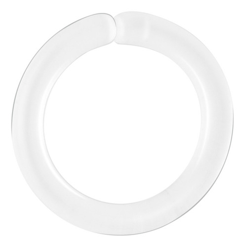 Piercing Aro Silicona Transparente Flexible Retenedores