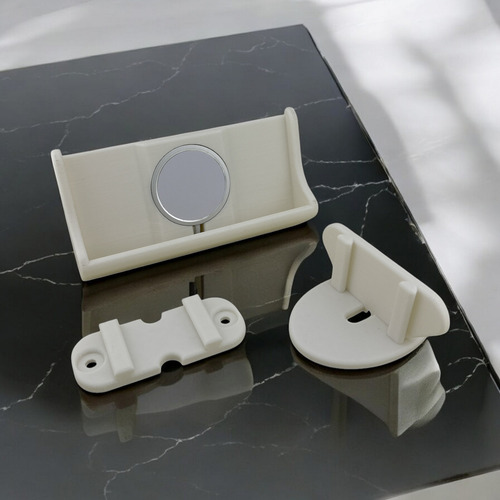 Base Carga Inalámbrica iPhone Pared O Escritorio Mgintegrado Blanco