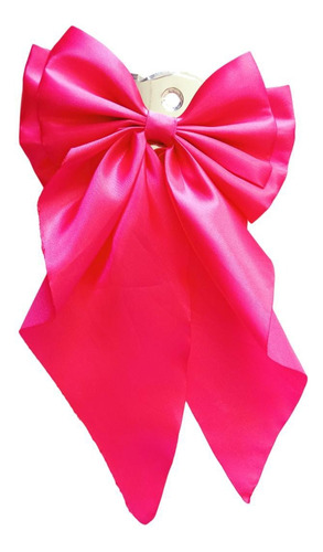 Moño Para Cabello Tipo Coquette Listón Satin Moda Tendencia