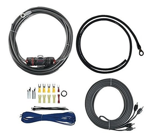Mandos Del Coche - T-spec - 8awg 600w Amp Kit With Rca,amp I