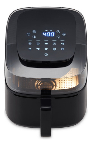 Air Fryer Fritadeira Digital 5l Labravia Com Visor 110v Cor Preto