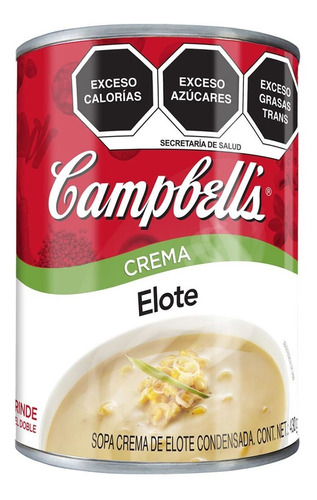 Sopa Crema Campbell's De Elote Condensada De 430g