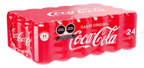 Refresco Coca-cola En Lata 24 Pzas De 355 Ml