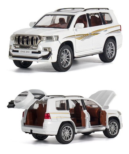 Toyota Land Cruiser Prado 2022 Miniatura Metal Autos 1:2 [u]