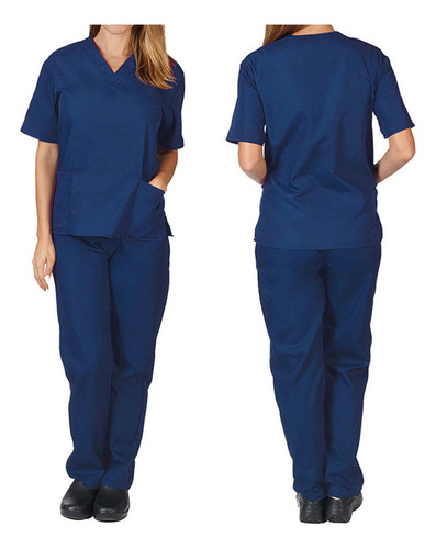 A Uniforme De Enfermería For Mujer, Ropa Elástica De Manga *