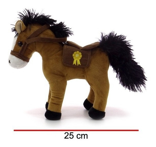 Peluche Caballito Parado Animal  25 Cm Phi Phi Toys Educando