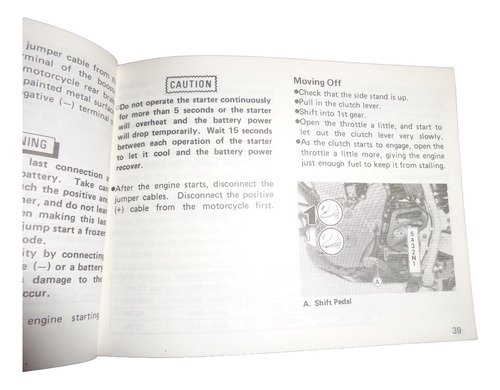 Kawasaki Klr 650 1986 Libro Manual Original (Usado)