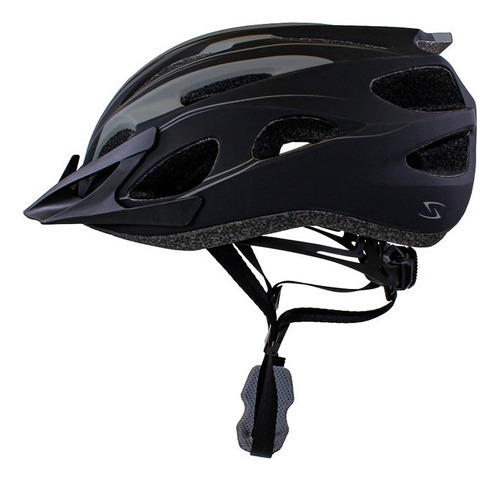 Casco Ciclismo Serfas Vault Negro/gris Color Gris Talle S/m