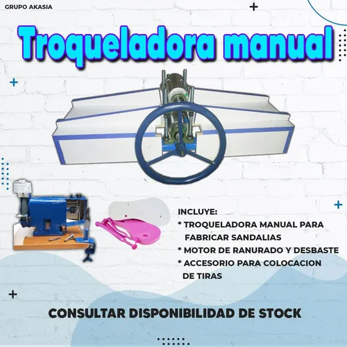 Máquina para cortar online sandalias de goma eva