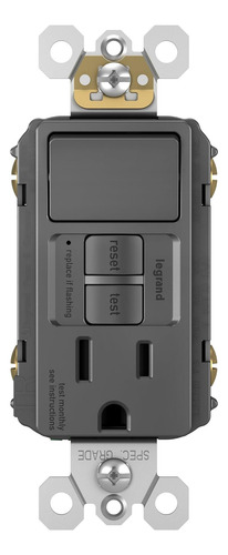 Pass & Seymour 1597swttrbkccd4 Gfci Receptacle/single-pole S