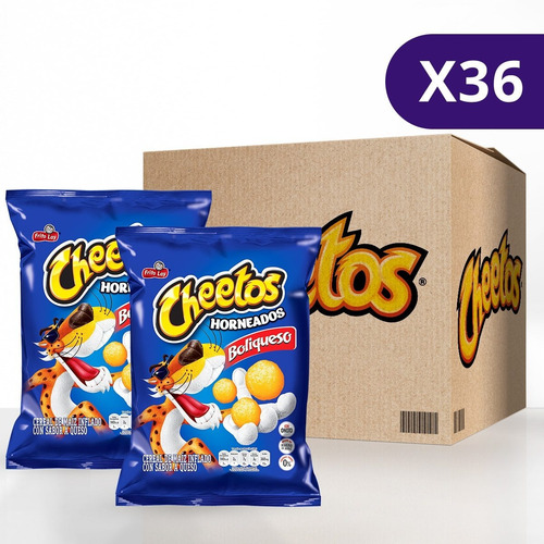 Cheetos® Boliqueso Horneados - Caja De 36 Unidades De 110g