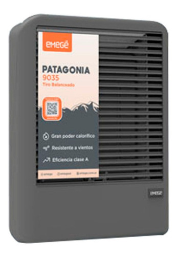 Calefactor Tiro Balanceado Emege Patagonia 9035 3500 Cal Mg