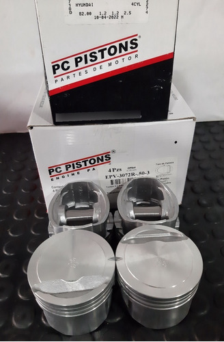 Juego De Pistones Con Anillos Tucson Elantra 2.0 0.50 0.20