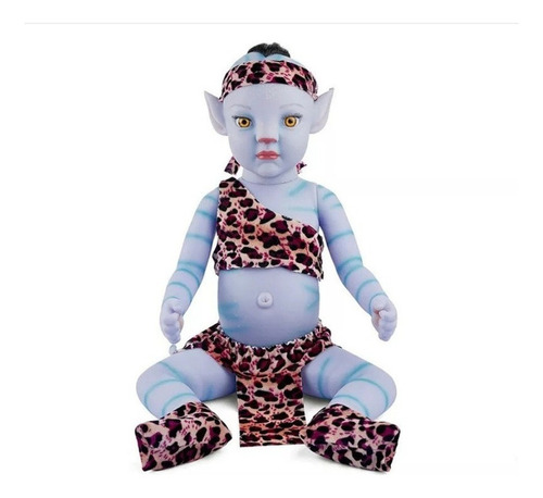 Muñeca Avatar Baby Reborn De 30 Cm Luminosa Con Luz