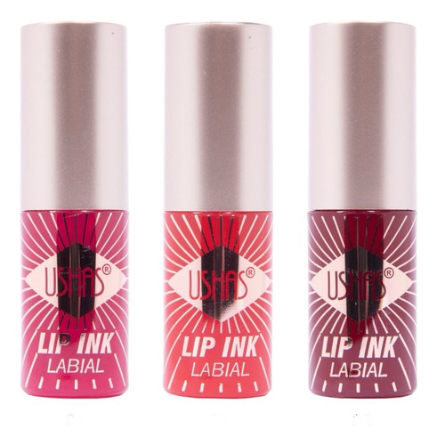 Labiales Tinta Pack X 3 Un./larga Duración 