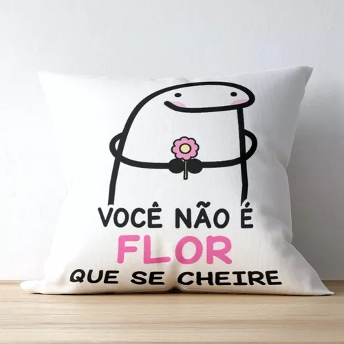 Almofada Caneca Flork Frase Meme Palito Te Amo Engraçada Top