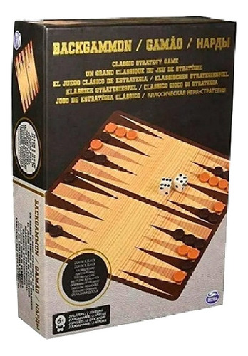 Backgammon En Caja Spin Master Caffaro Juego De Mesa