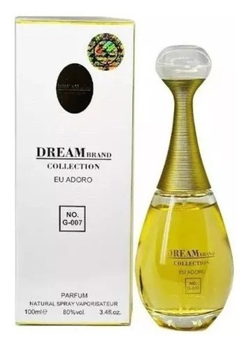 Perfume Dream Brand Collection G-007 100m Eu Adoro 100ml