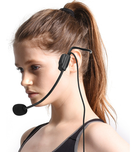 Microfone Amplificador, 2 Peças De Cabeça De Plugue Mini Xlr
