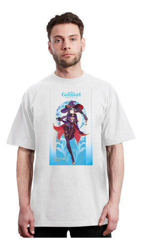 Genshin Impact - Mona - Video Juegos - Anime - Polera