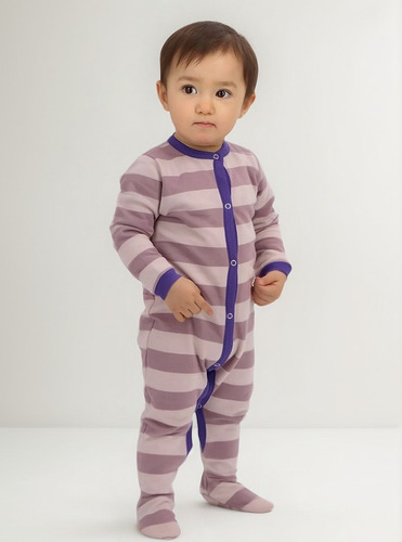Pijama Enterito 100% Algodón Afranelado Para Bebe Niña/niño
