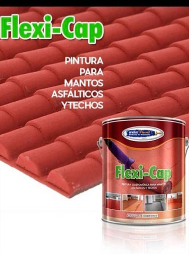 Imagen 2 de 3 de Pintura Para Mantos Y Tejas Asfalticas Galón (economica)