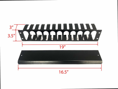 Aeons 2u Organizador Cable Horizontal Para Servidores