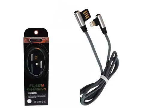 comprar Cable Jm Compatible iPhone 5 5s 6 7 8 X Curvo 1 Mt X4 Uni
