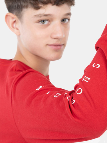 Polera Parapent Rojo Infantil Maui And Sons