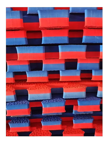 Imagen 4 de 9 de Kit 9 Pisos Goma Encastrable 1x1m 30 Mm Judo Jiu Jitsu Tkd
