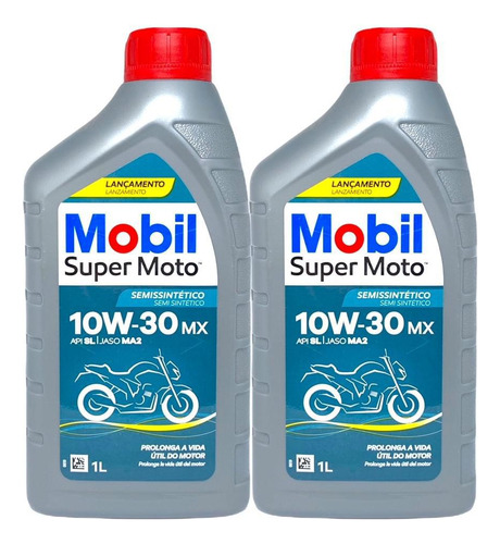 Óleo Mobil Super Moto 10w30 - 2l Alta Performance