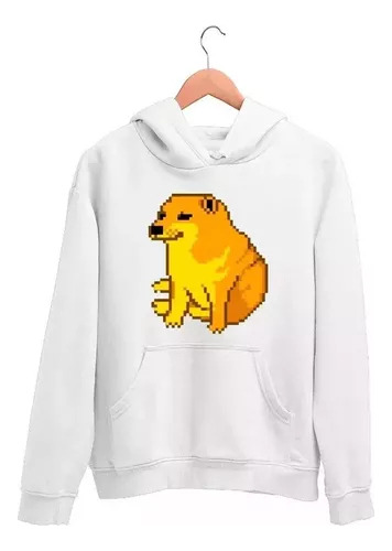 Buzo Canguro Pixel Cheems Meme Dog Perro Infantil