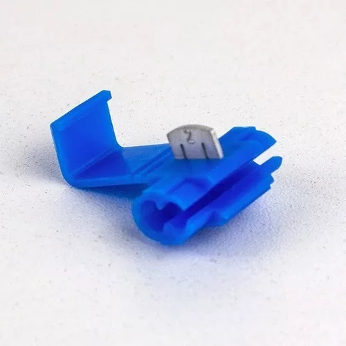 300un Conector Derivação Emenda Cabos Fios Azul 1,5 A 2,5mm