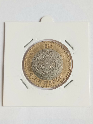 Mexico 1997. Moneda De 10 Pesos. Bimetal. Mb. Mira!!!!