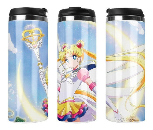 Termo Blanco Personalizado Sailor Moon