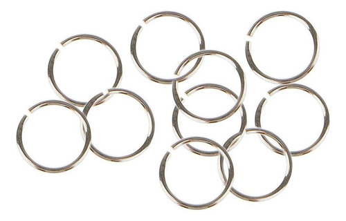 10 Piezas De Anillos De Salto De Plata 4 Mm De Espesor 8 Mm