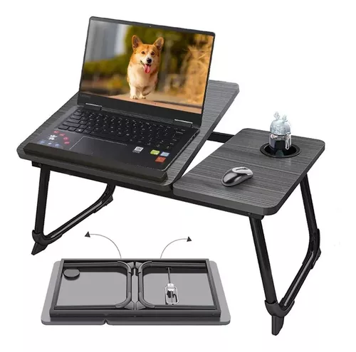 Mesa portátil para ordenador portátil con altura ajustable y patas  plegables · Creative Fabrica