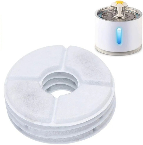 Imagen 8 de 9 de Bebedor Gatos Perros +4 Filtros Para Bebedero Electrico Redo