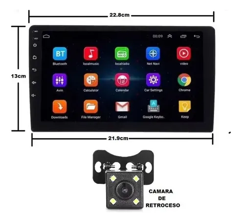 Radio 2 Din 9 Usb Wifi Gps Android Kyc Gran Mamut